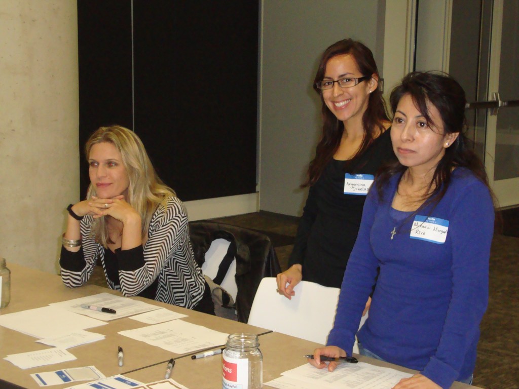 Our wonderful Career Development Committee volunteers at the Career Development Panel