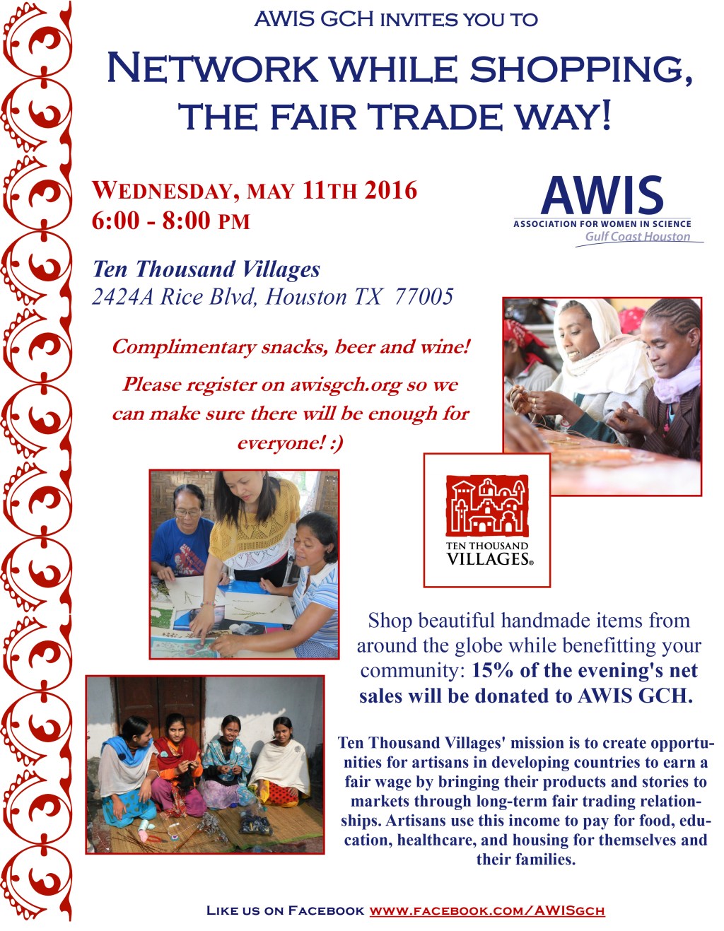 Networking Event at Ten Thousand&nbsp;Villages!