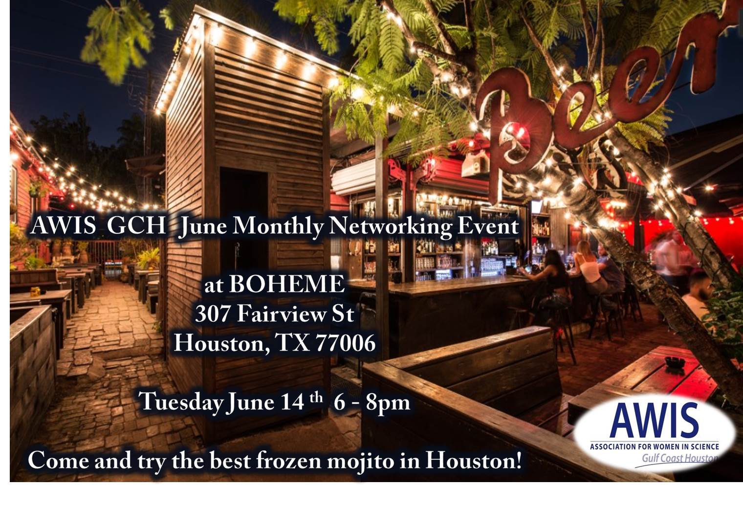 AWIS GCH Networking event - June 14 2016