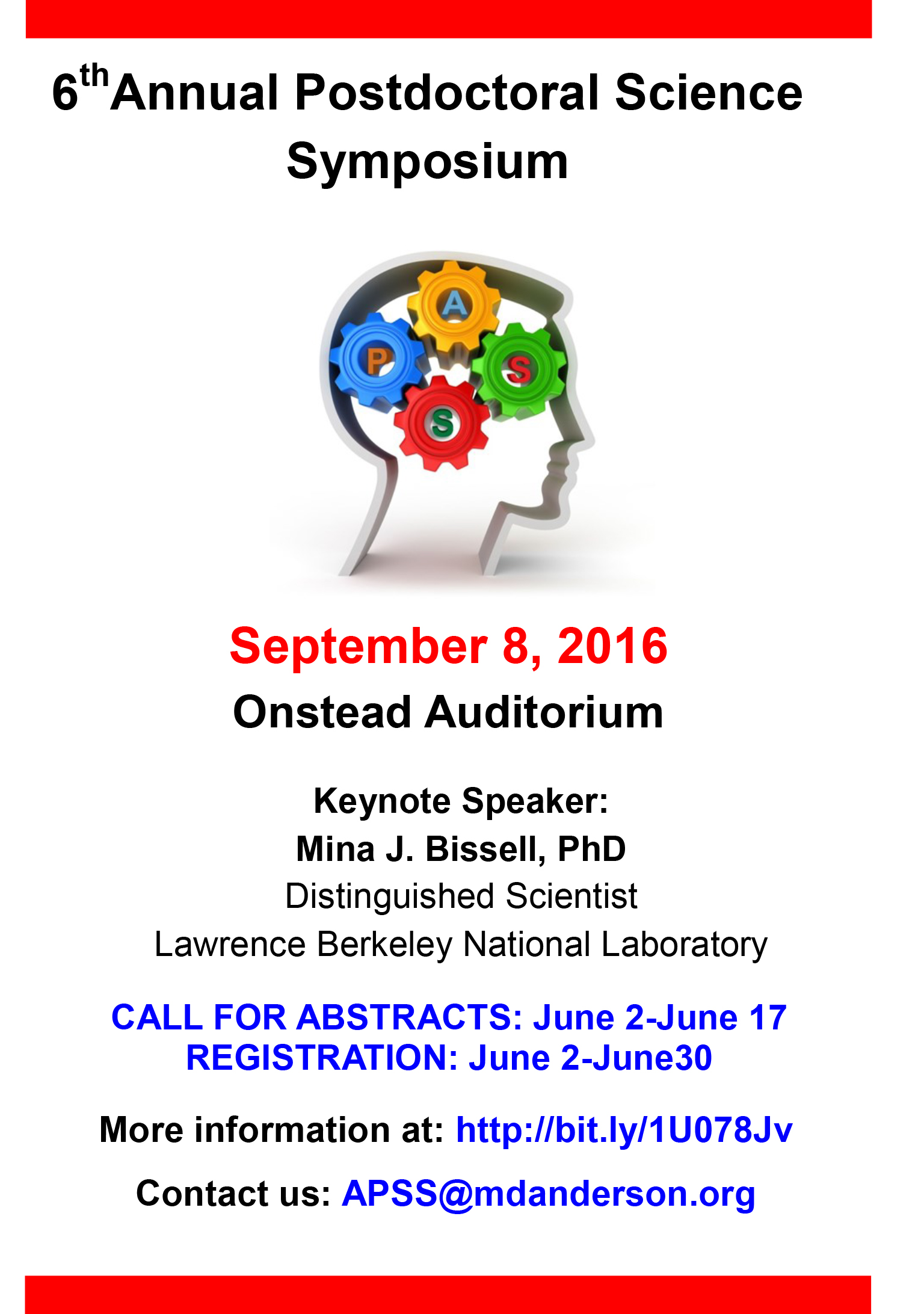 APSS2016 Flyer