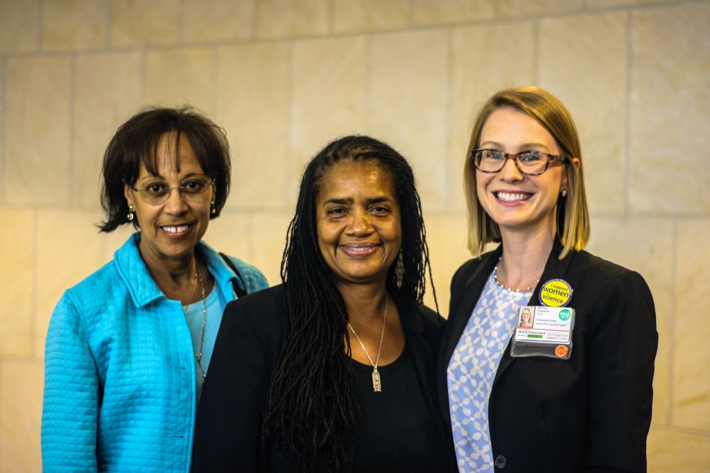 Dr. Pamela Denkins honored at the 2017 Outstanding Women in Science Seminar&nbsp;Series
