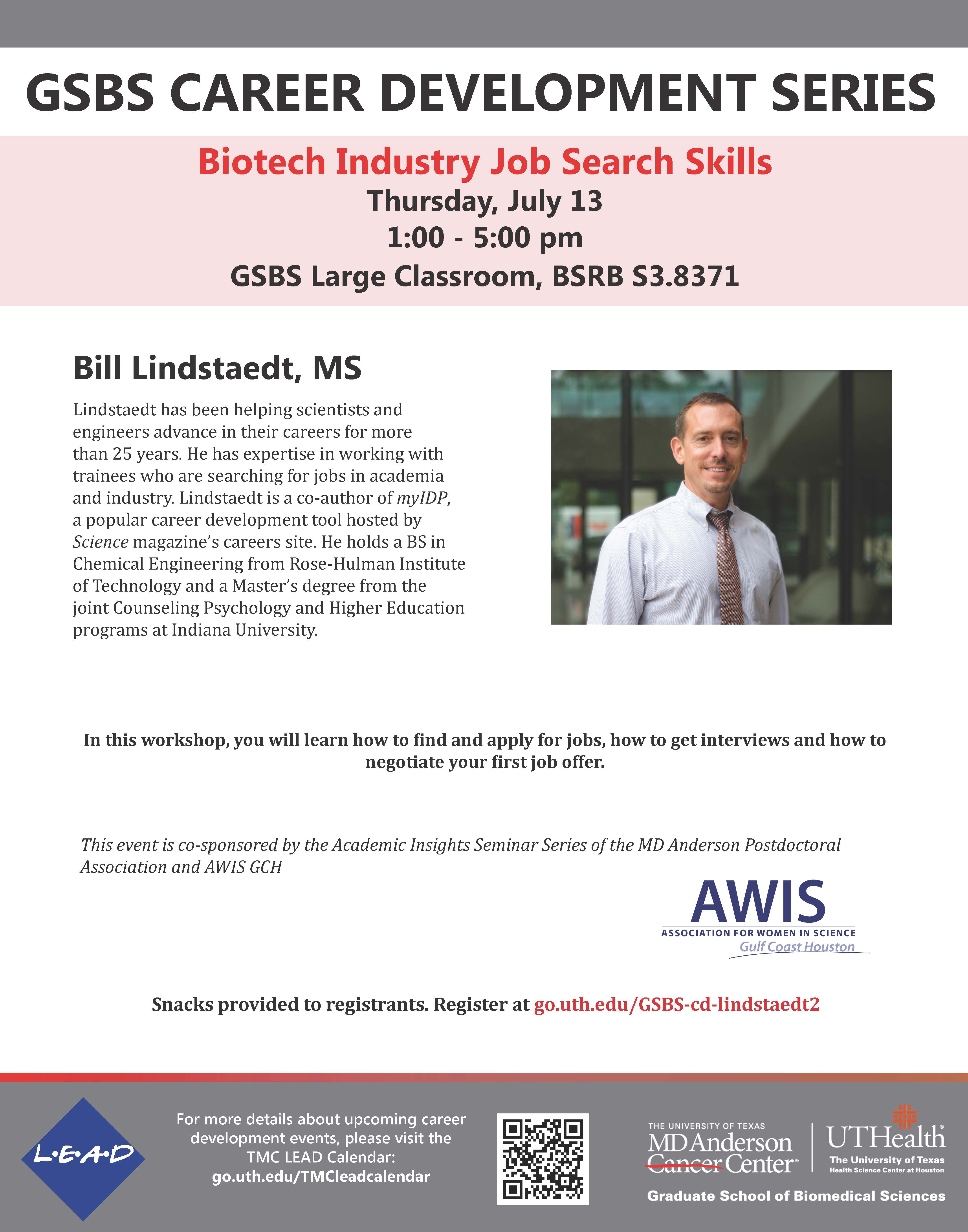 Bill Lindstaedt Workshop2 Flyer