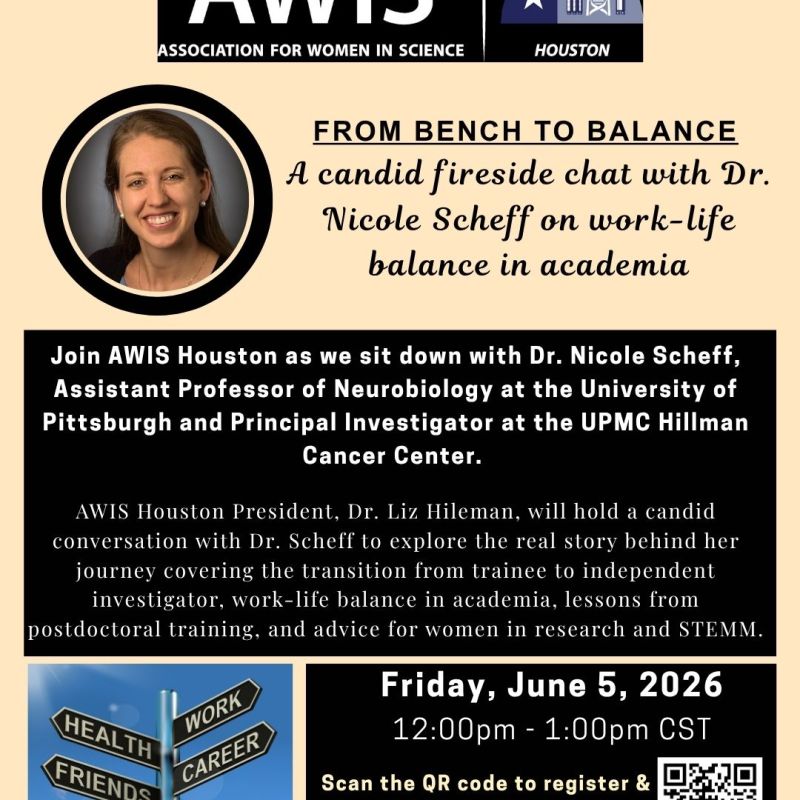 From Bench to Balance: June 2026 Fireside Chat with Dr. Nicole&nbsp;Scheff